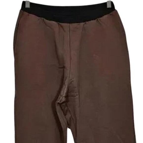NWT WeWoreWhat High Rise Slim Leg Fleece Joggers Elastic Waist Pockets S Brown - Picture 3 of 15